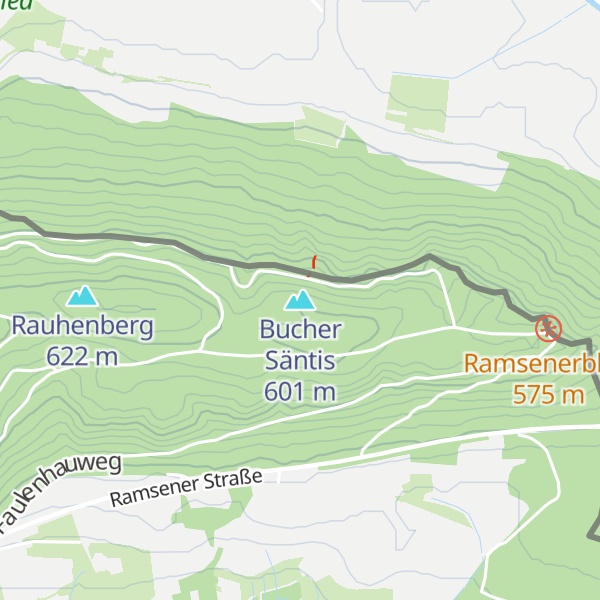 Map of Bucher Säntis
