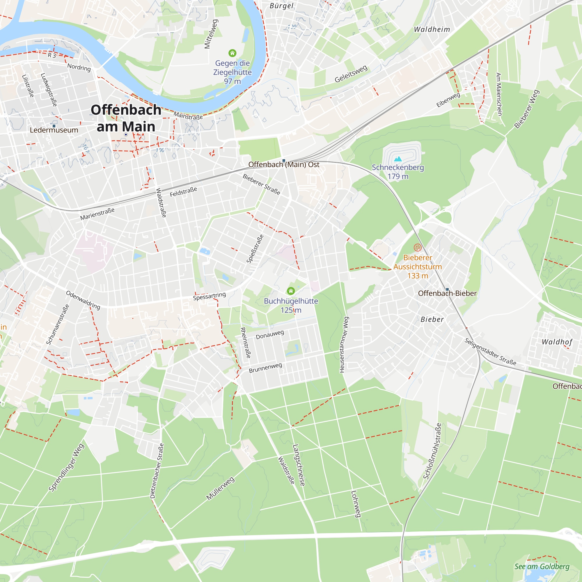 Buchhügelhütte map