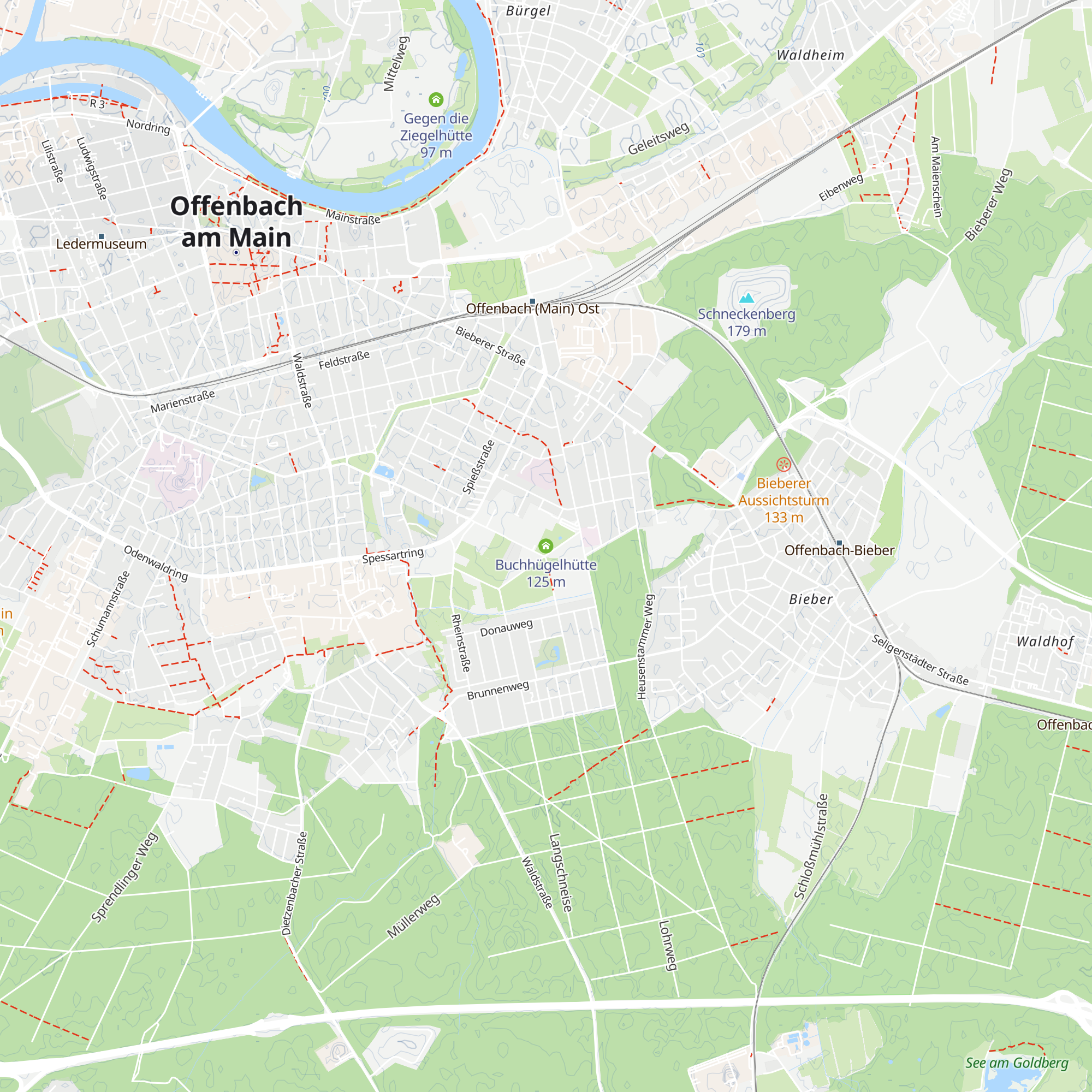 Buchhügelhütte map