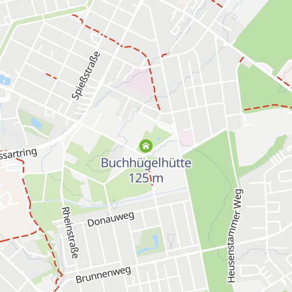 Map of Buchhügelhütte