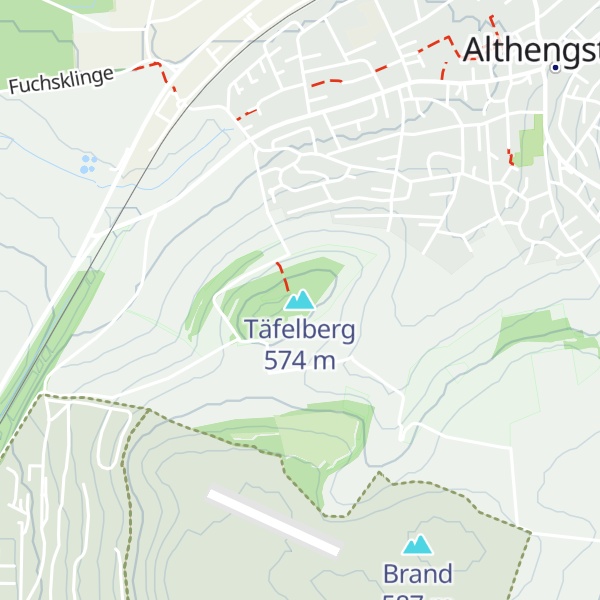Map of Täfelberg