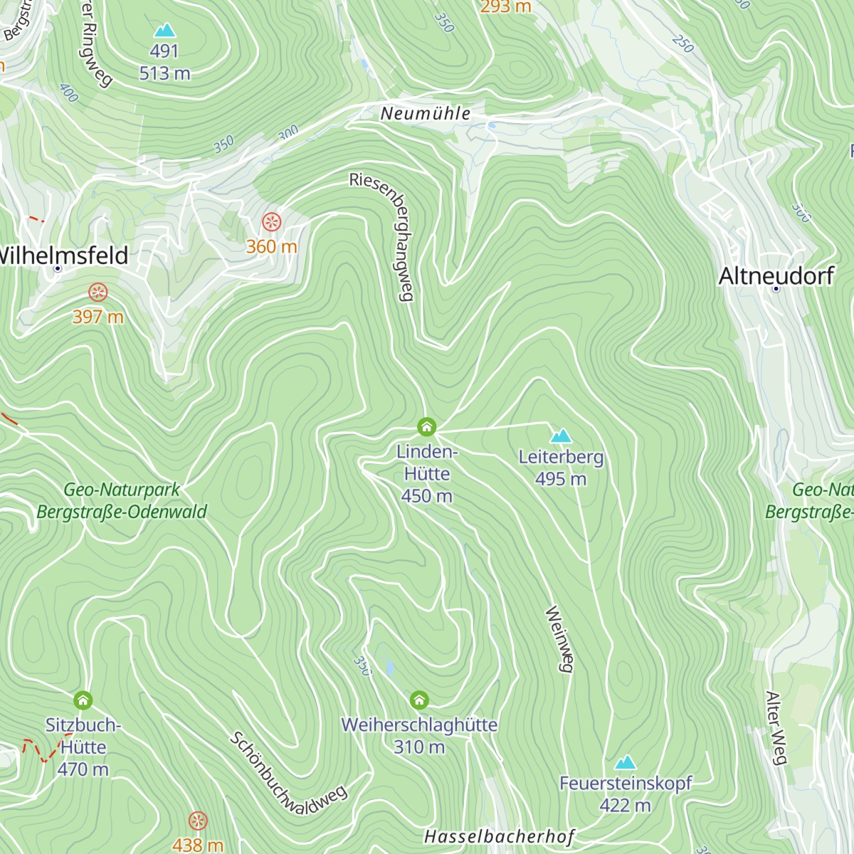 Linden-Hütte map