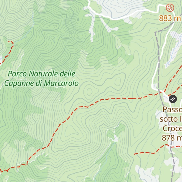 Map of Monte Vesolina