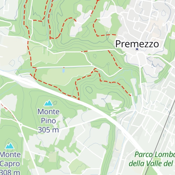 Map of Monte Diviso