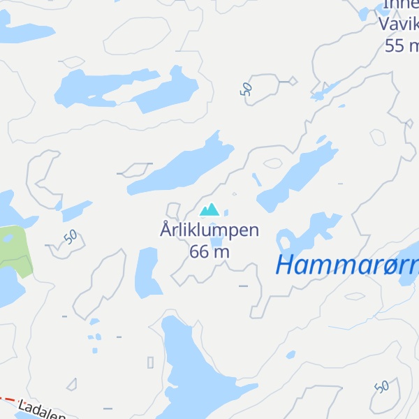Map of Årliklumpen