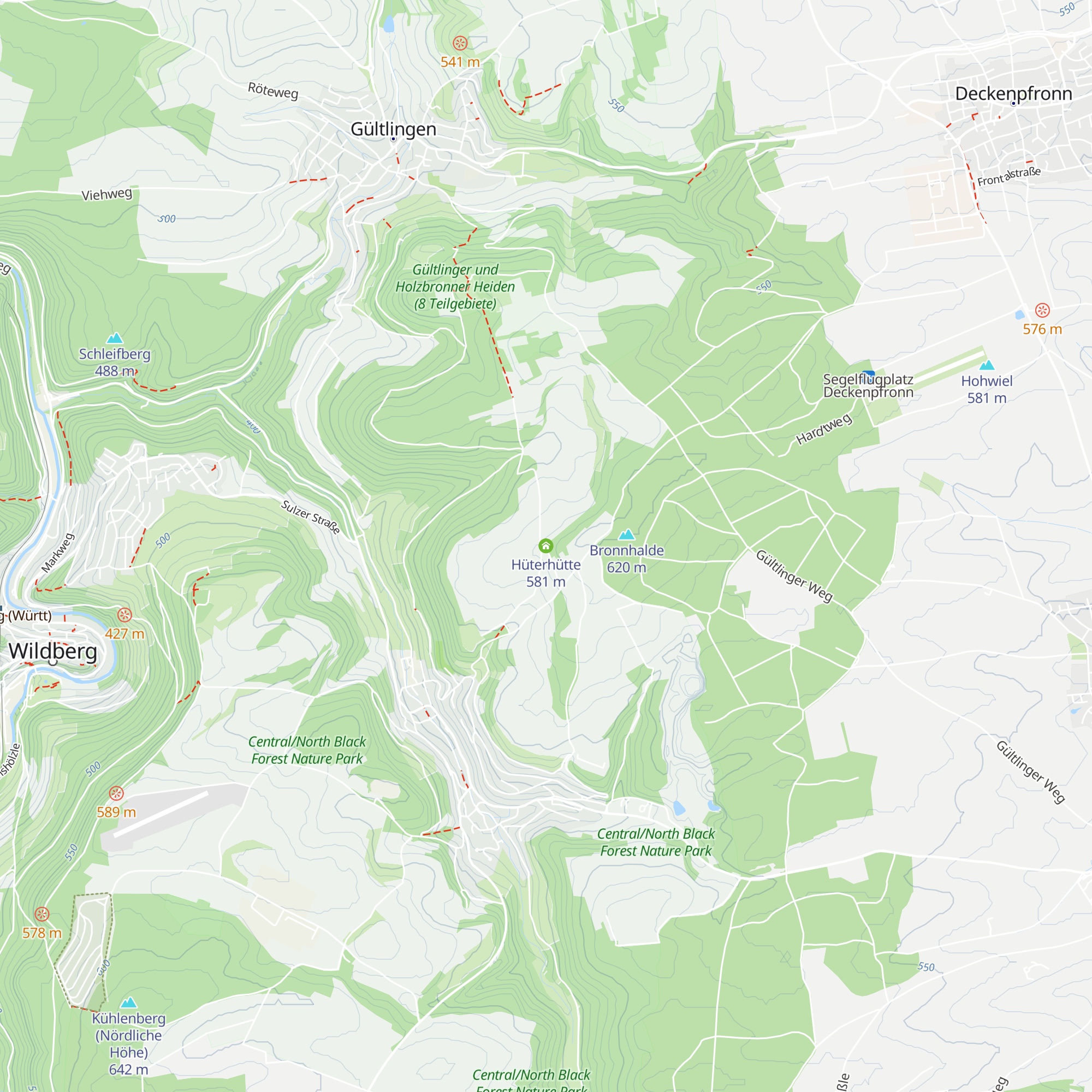 Hüterhütte map