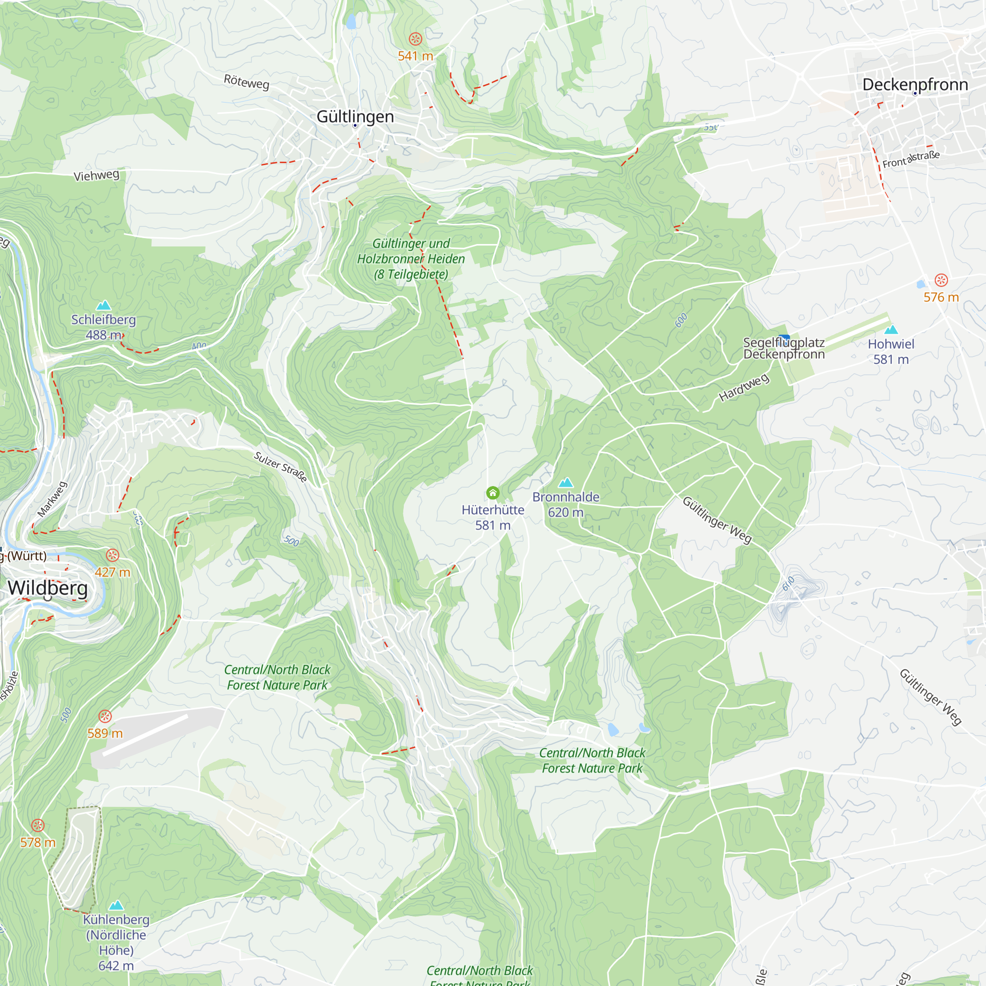 Hüterhütte map