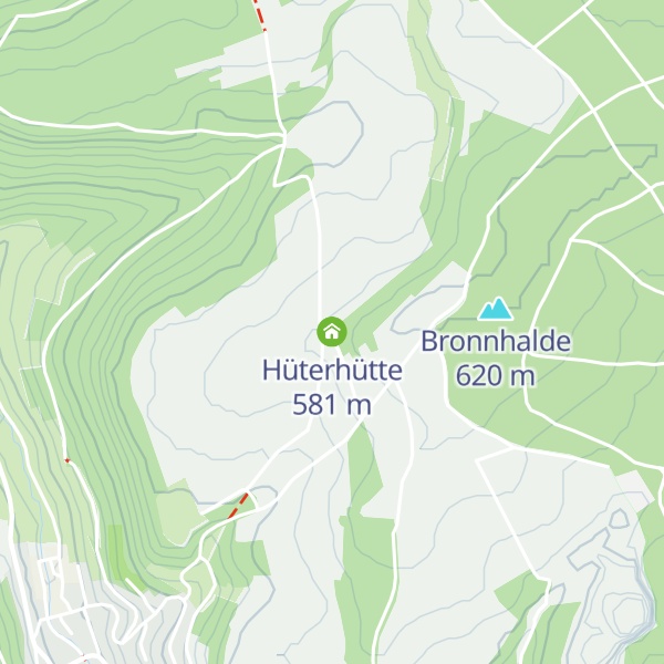 Map of Hüterhütte