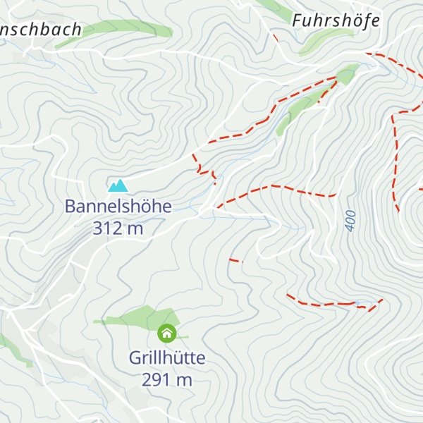 Map of Grillhütte Zotzenbach