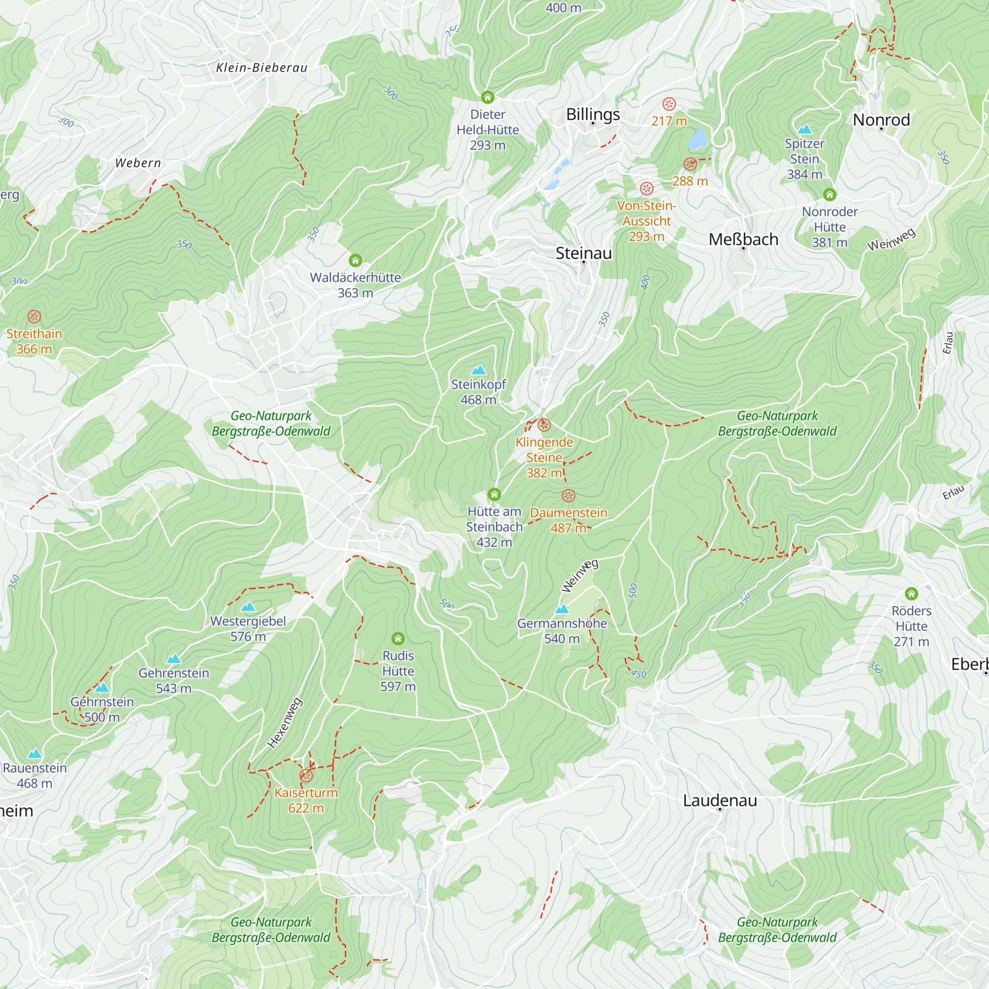 Hütte am Steinbach map
