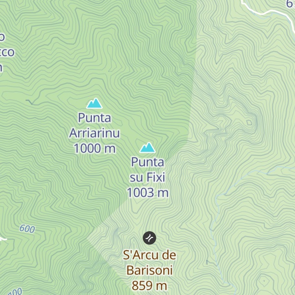 Map of Punta su Fixi