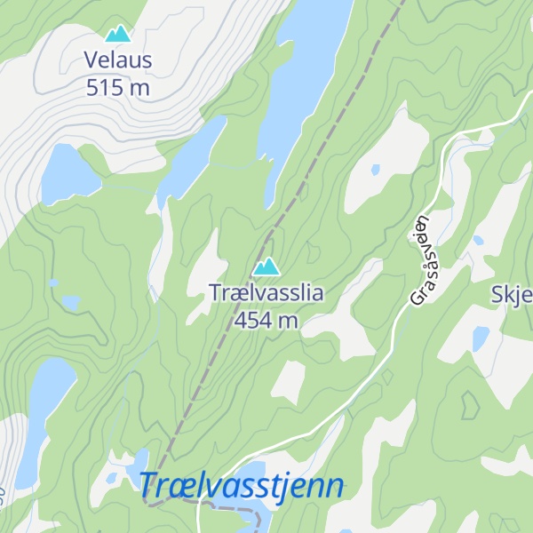 Map of Trælvasslia