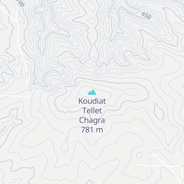 Map of Koudiat Tellet Chagra
