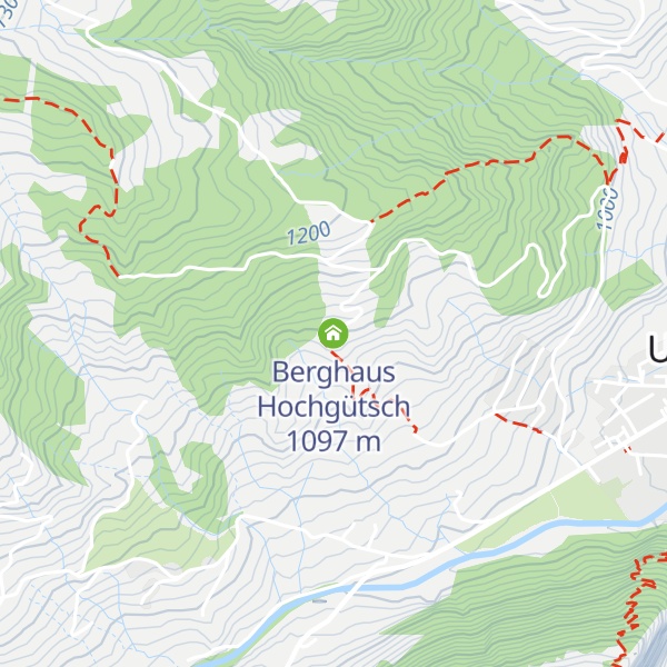 Map of Berghaus Hochgütsch