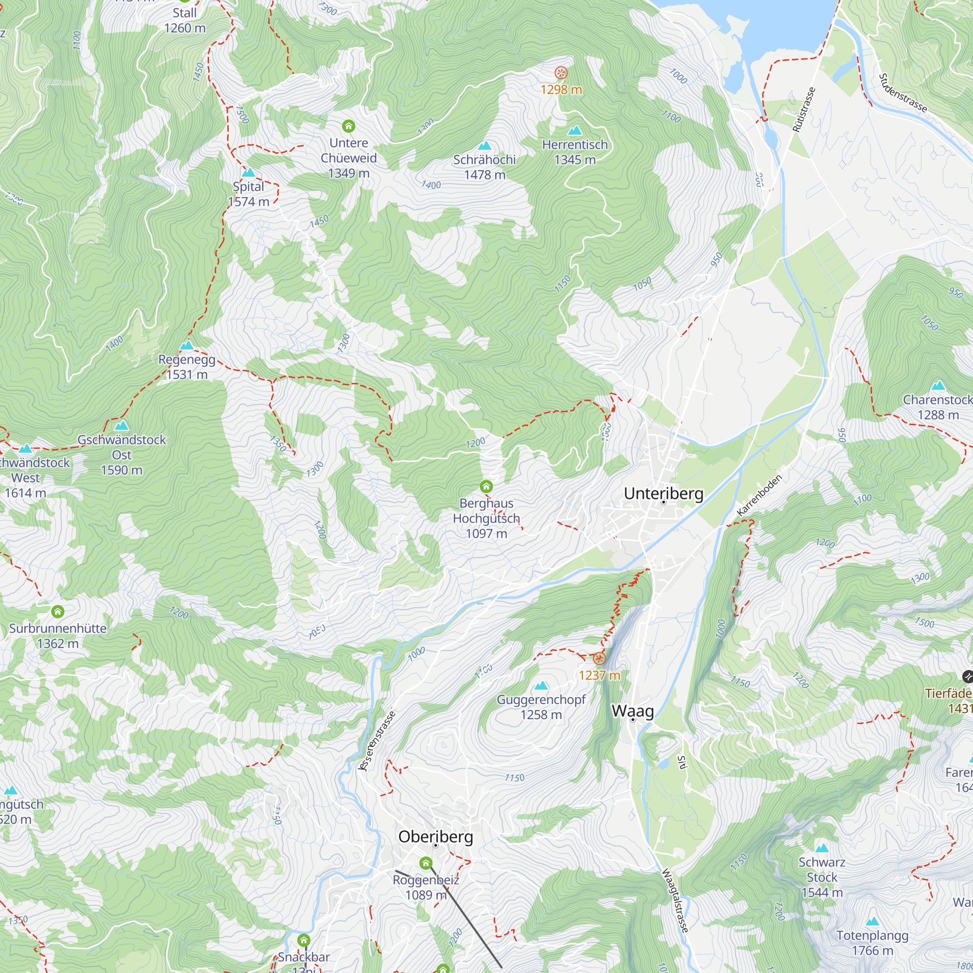 Berghaus Hochgütsch map