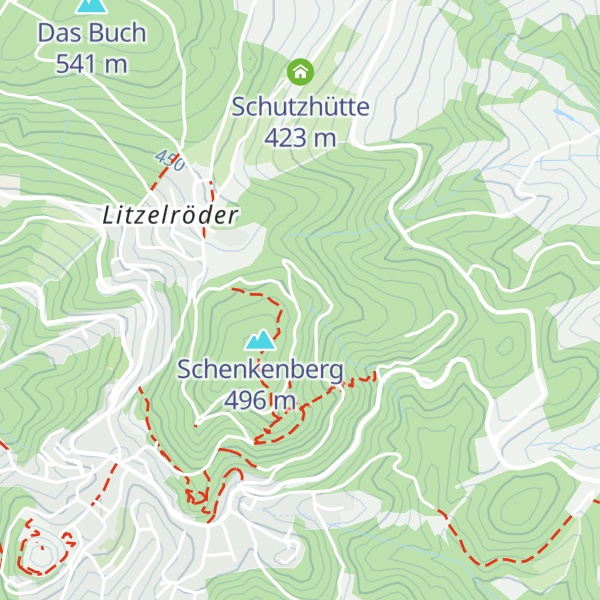 Map of Drei Heiner Hütte