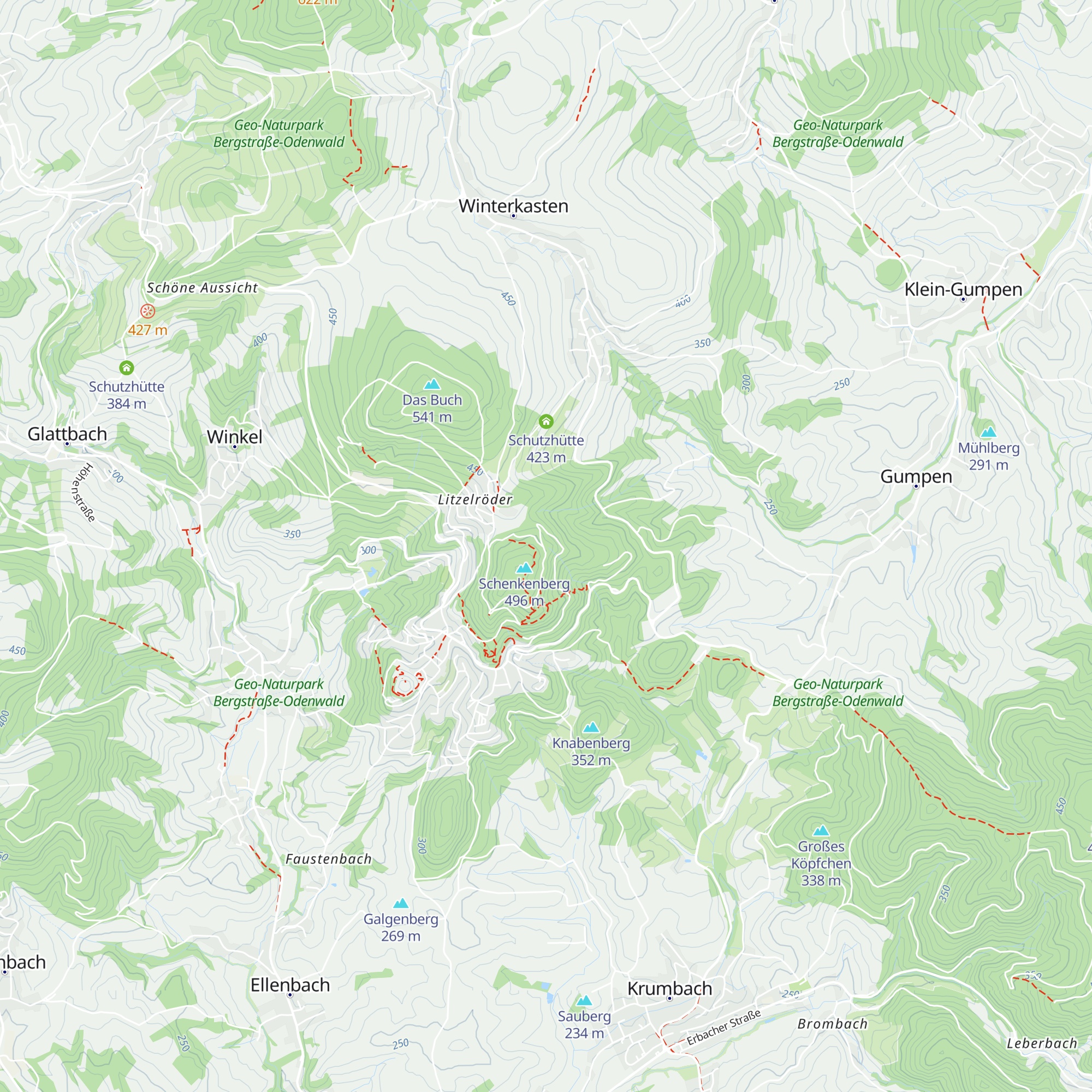 Drei Heiner Hütte map