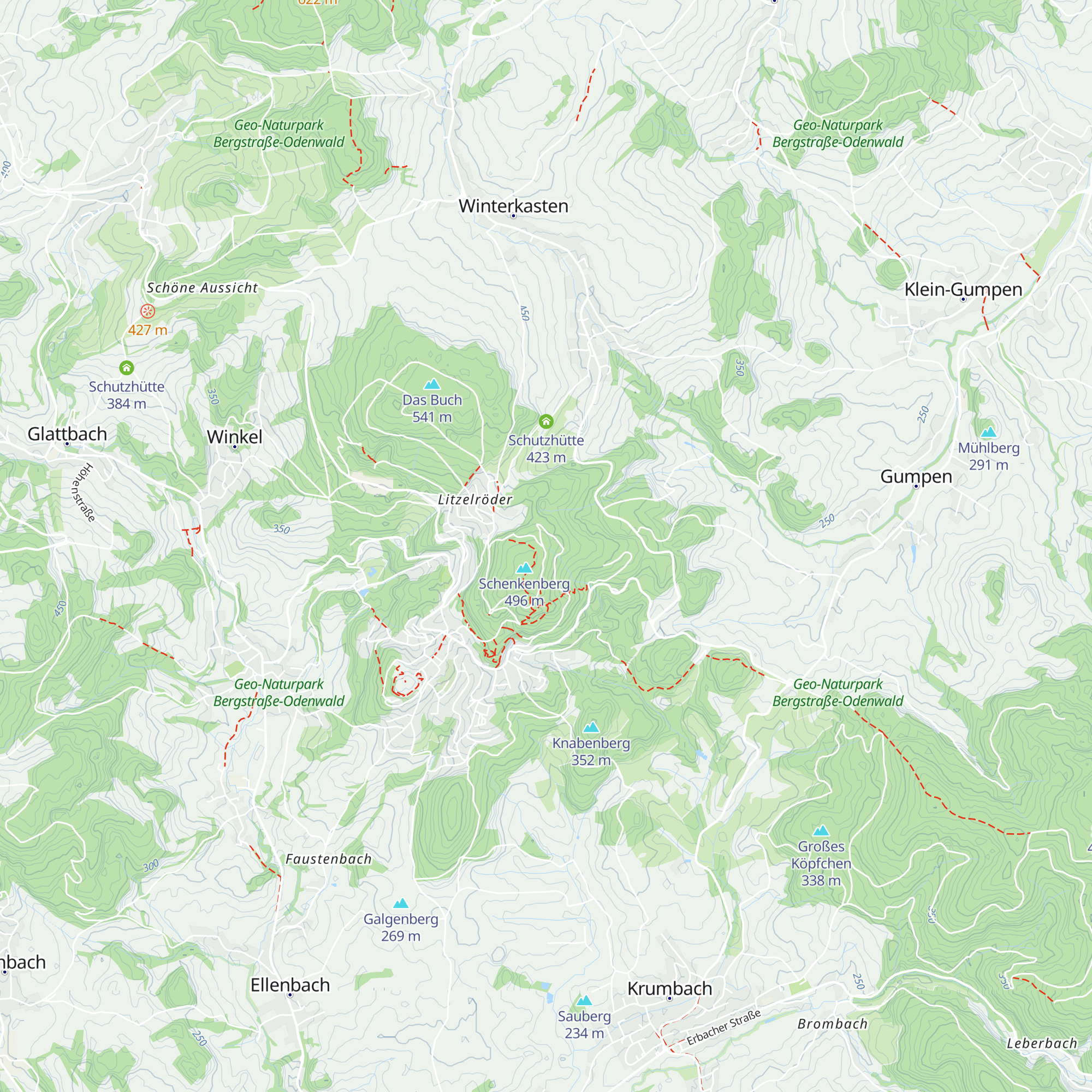 Drei Heiner Hütte map