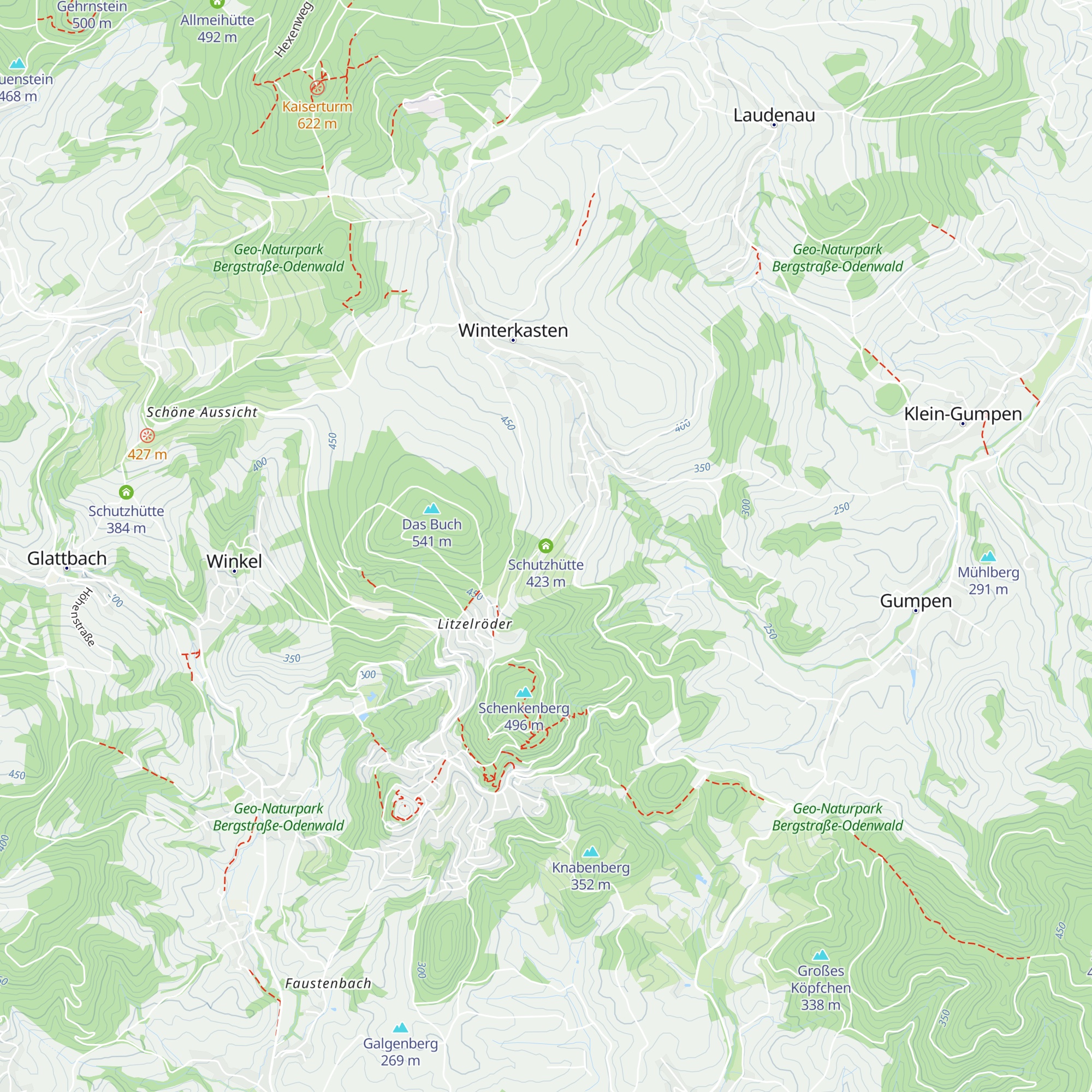 Schutzhütte map