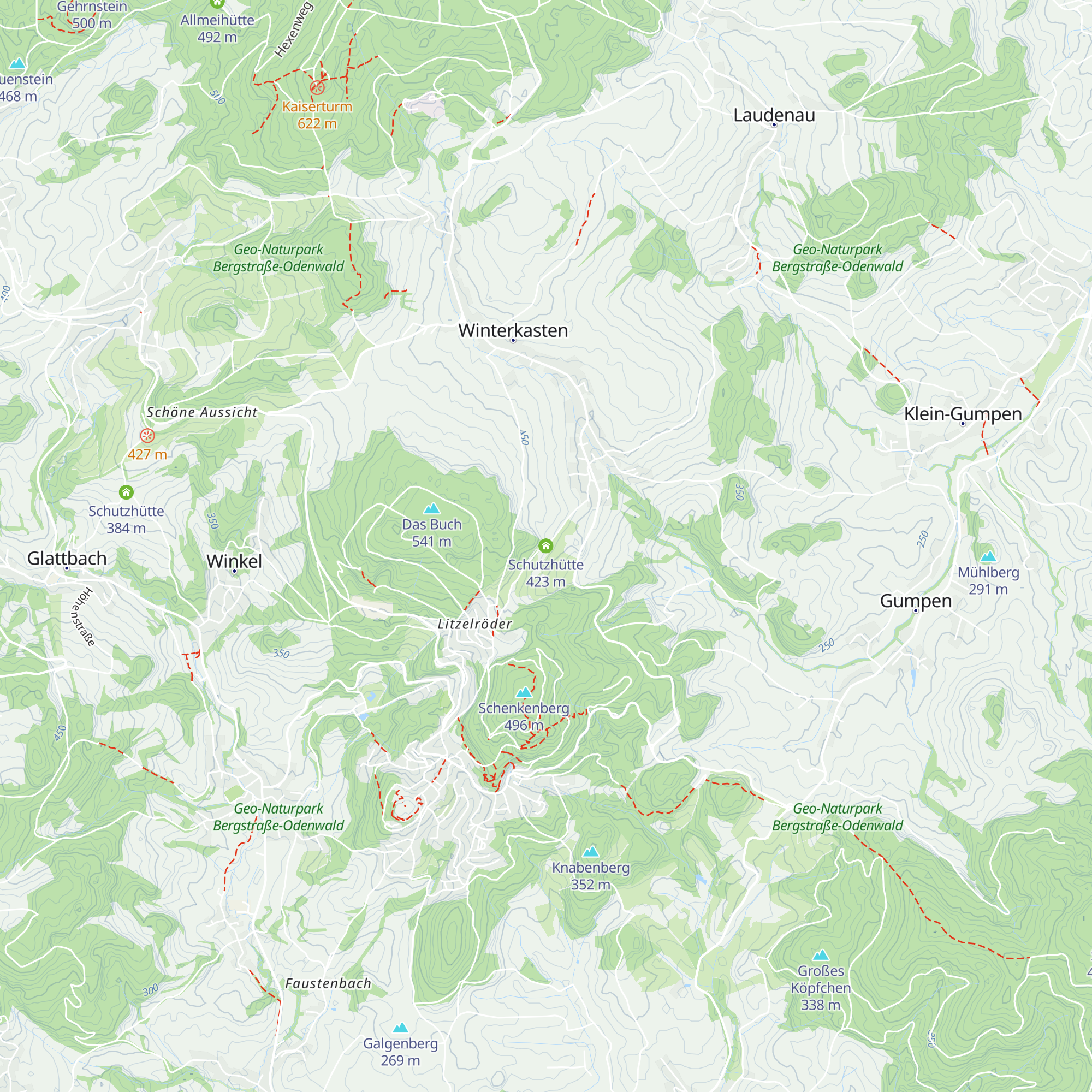 Schutzhütte map
