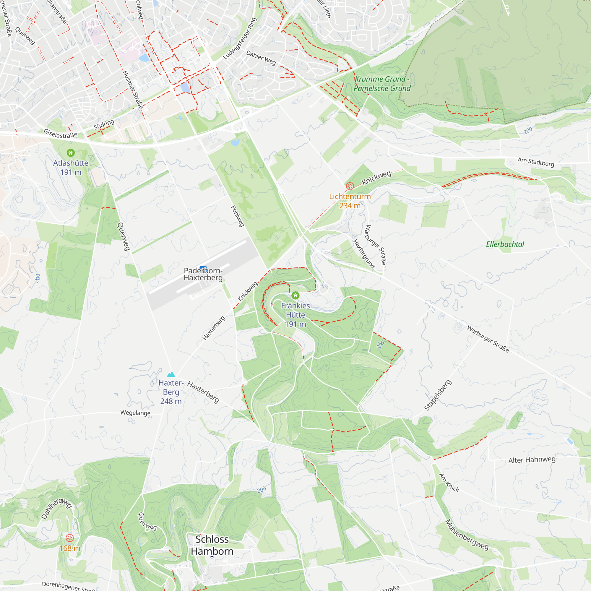 Fränkies Hütte map