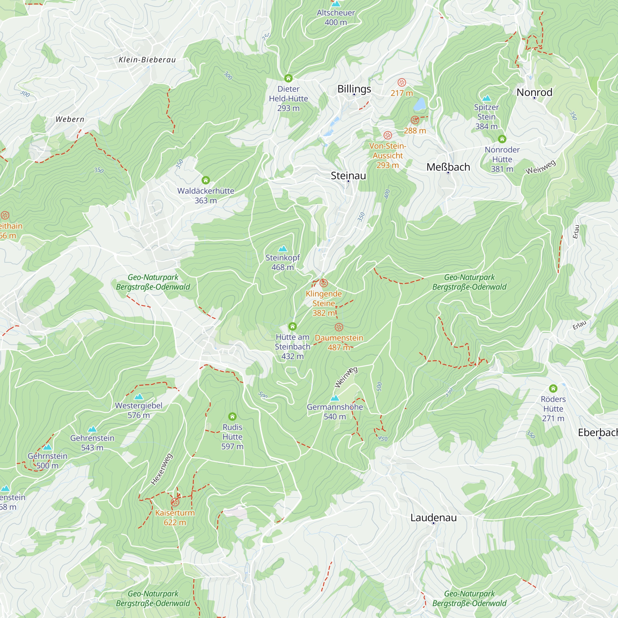 Heimatblick Hütte map
