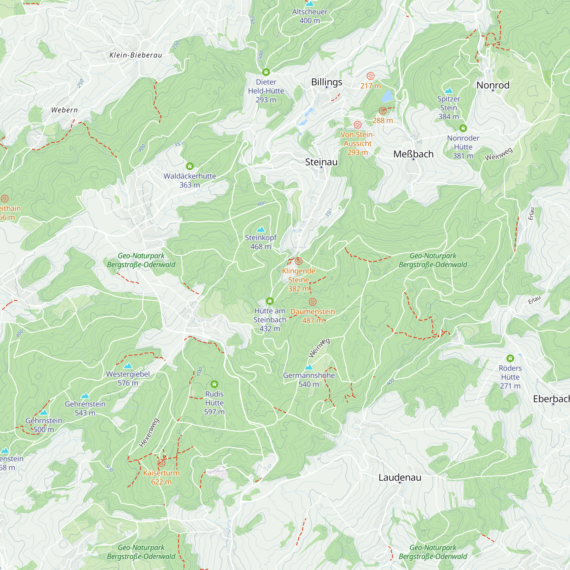 Heimatblick Hütte map