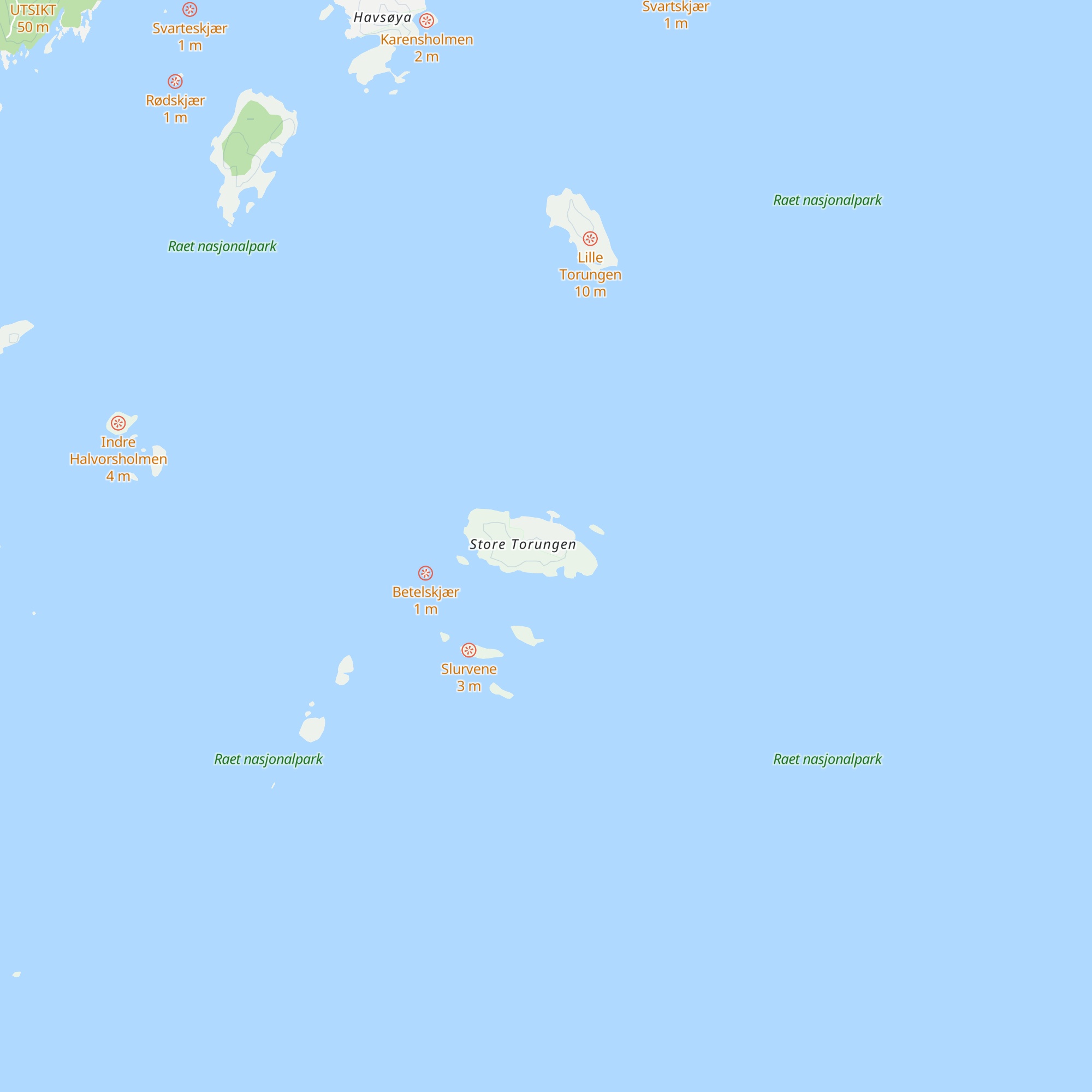 Store Torungen map