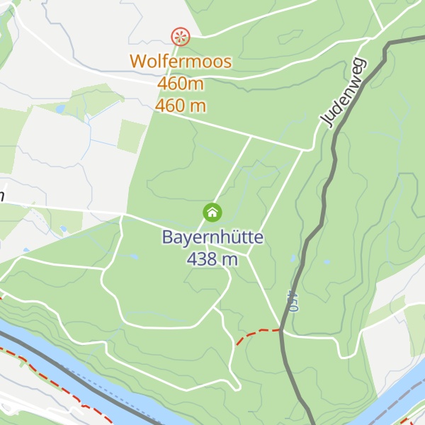 Map of Bayernhütte