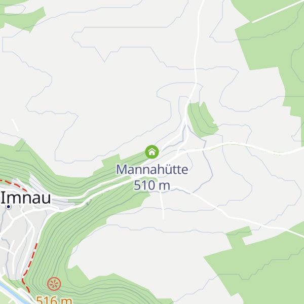 Map of Mannahütte