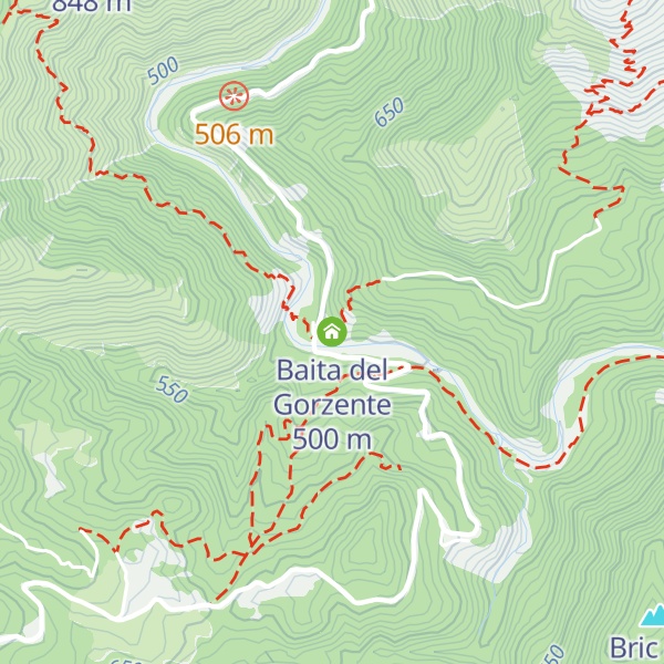 Map of Baita del Gorzente