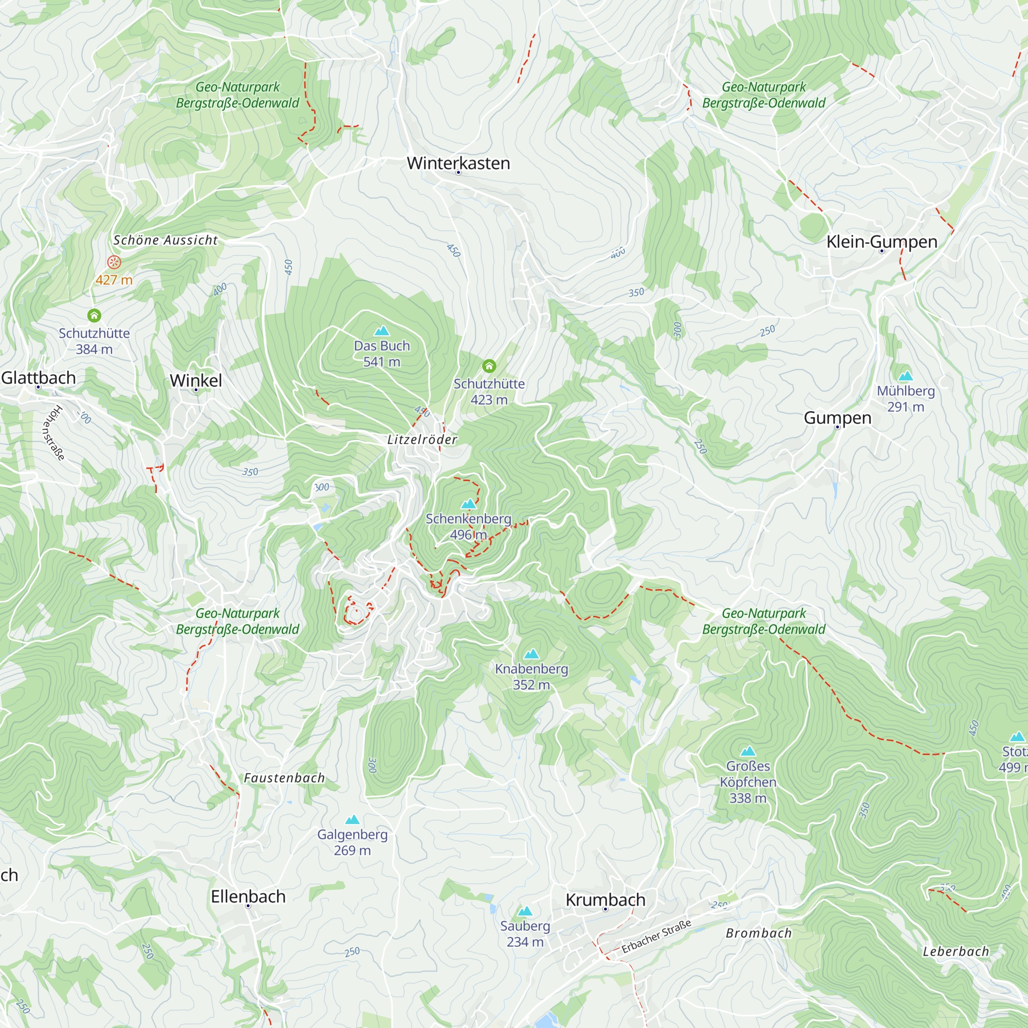 Hundertjahrhütte map
