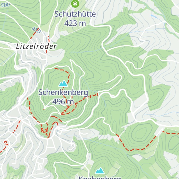 Map of Hundertjahrhütte