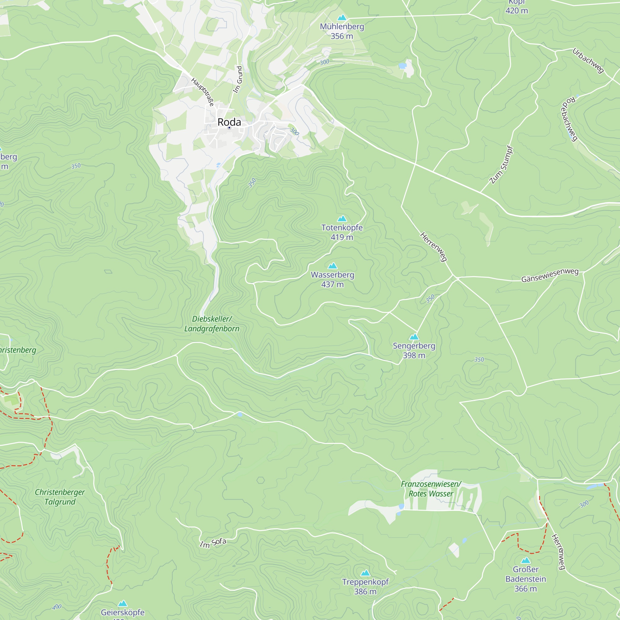 Wasserberg-Hütte map