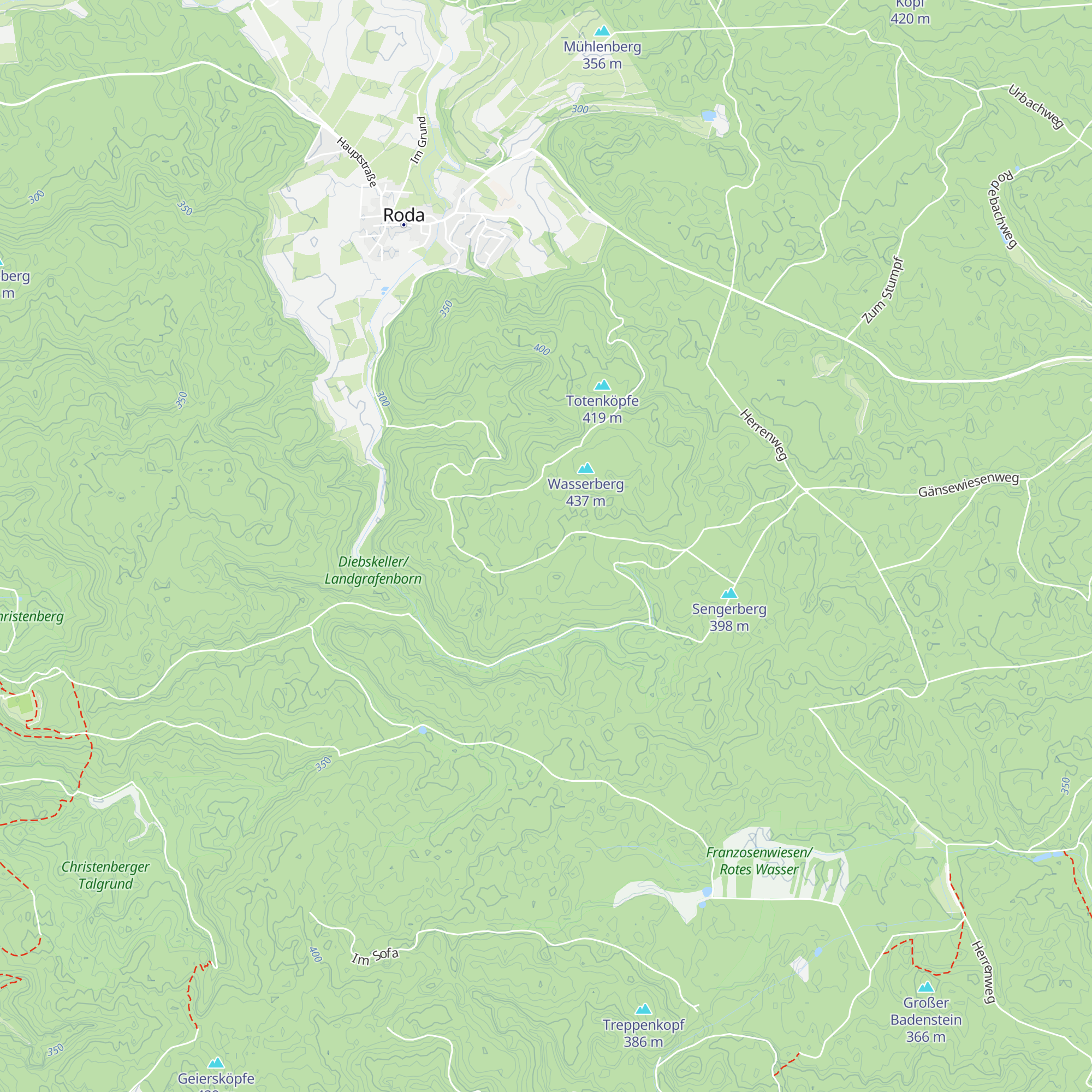 Wasserberg-Hütte map
