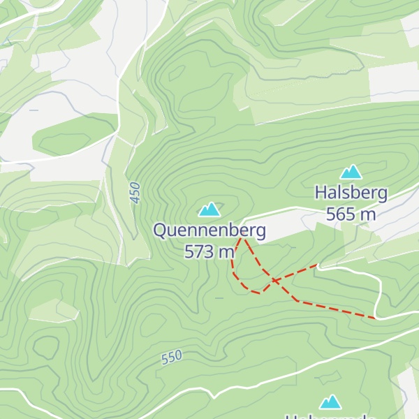 Map of Quennenberg