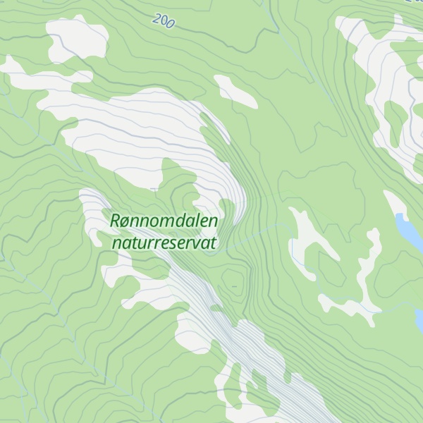 Map of Gaupedalsknatten