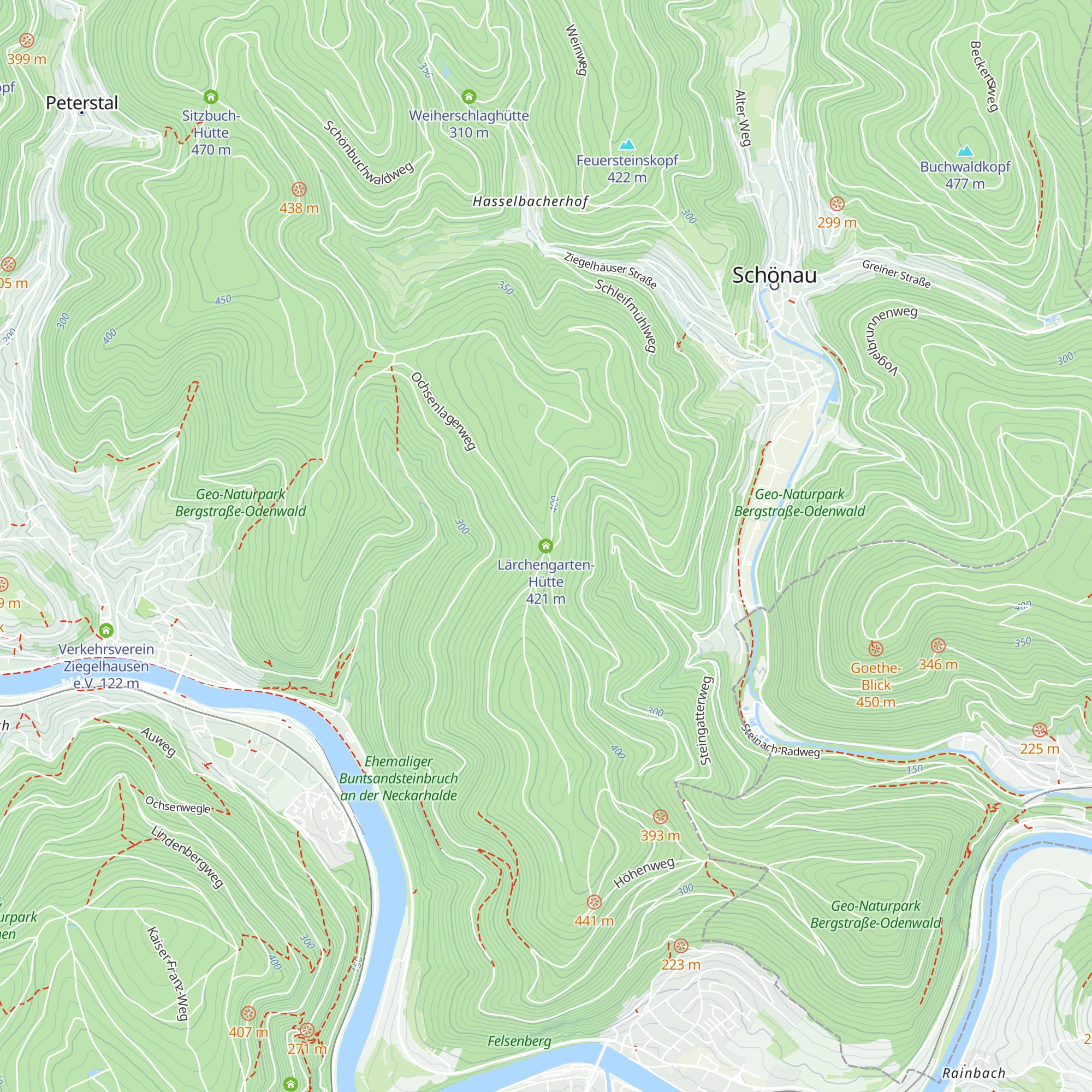 Lärchengarten-Hütte map