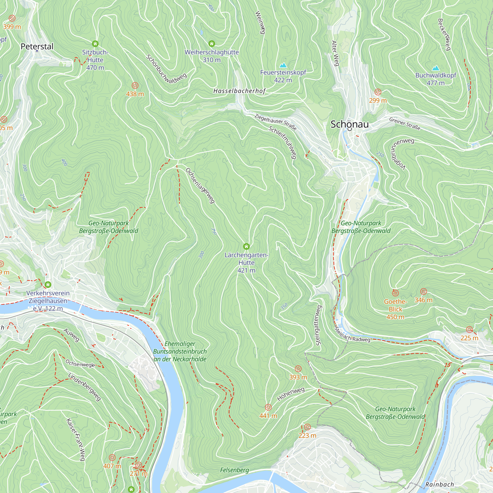 Lärchengarten-Hütte map