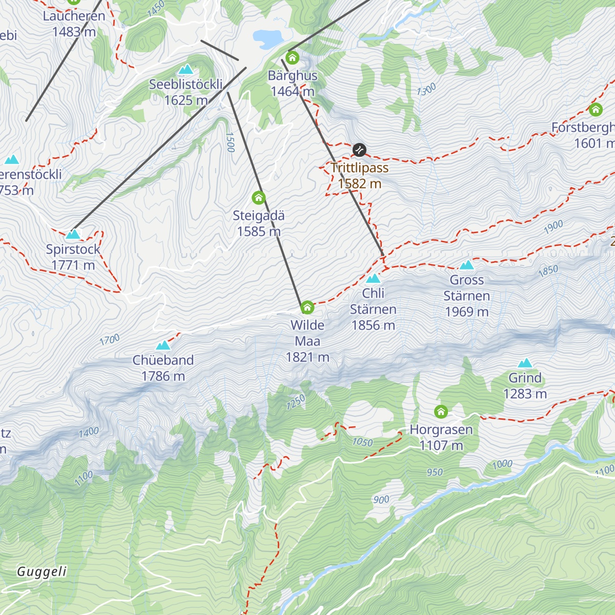Wilde Maa map