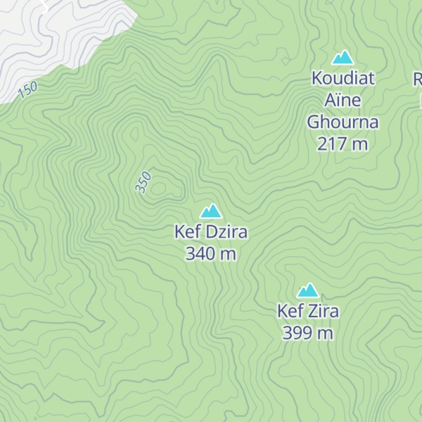 Map of Kef Dzira