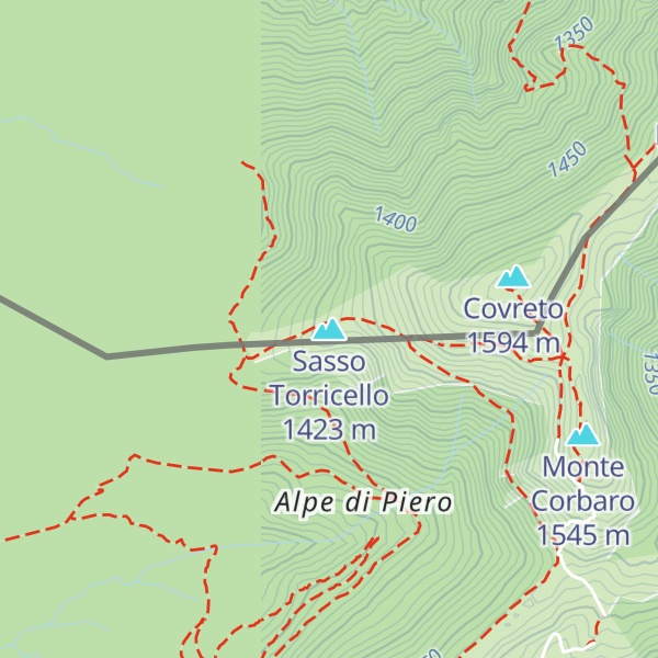 Map of Sasso Torricello