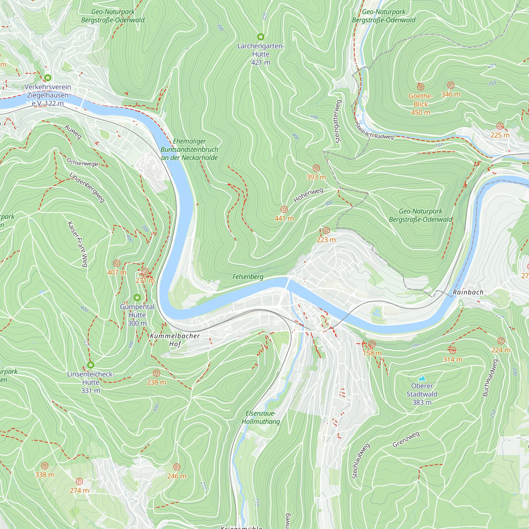 Rothsnasenhütte map