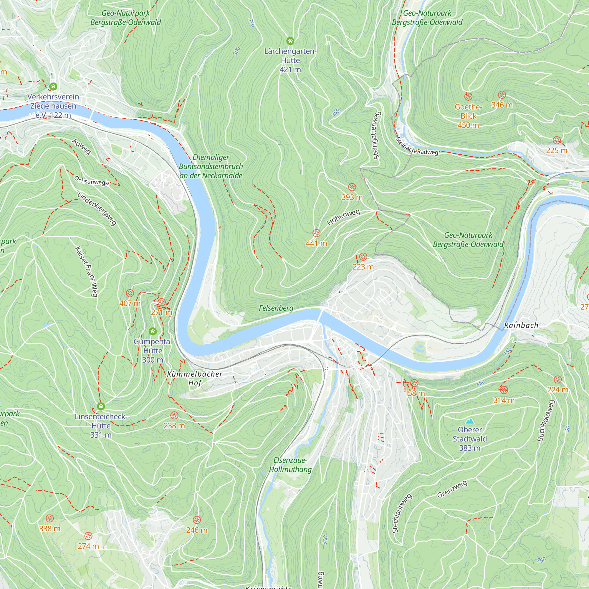Rothsnasenhütte map