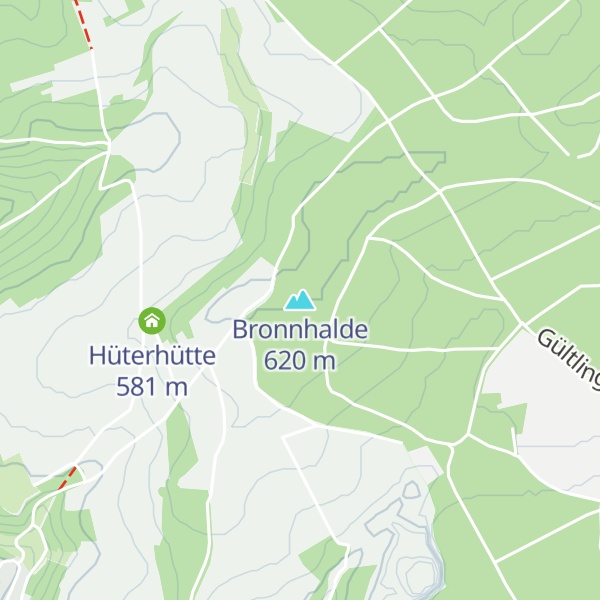 Map of Bronnhalde