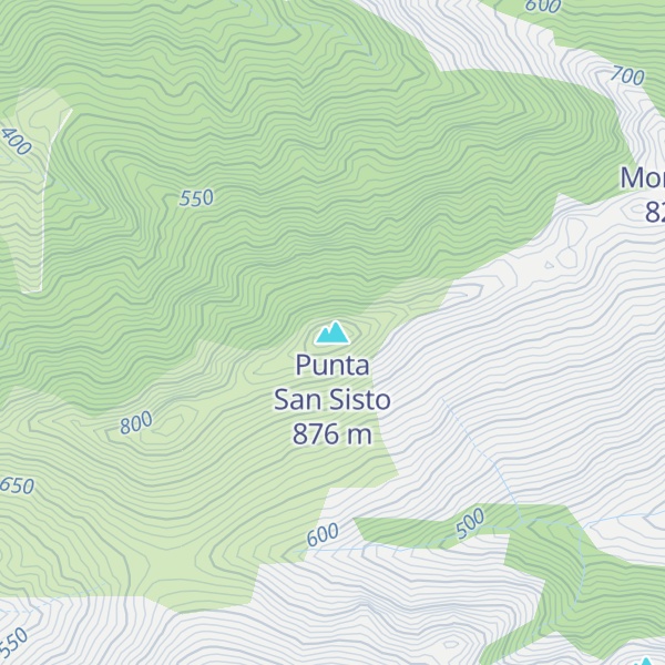 Map of Punta San Sisto