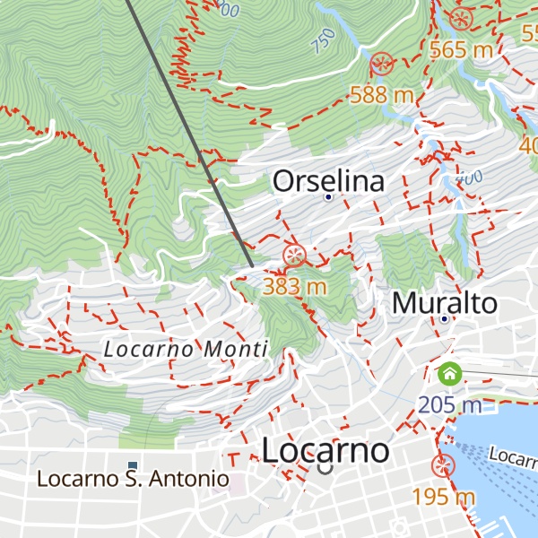 Map of Funicolare