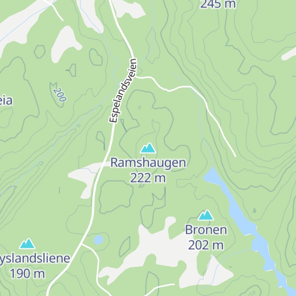 Map of Ramshaugen