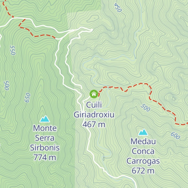 Map of Cuili Giriadroxiu