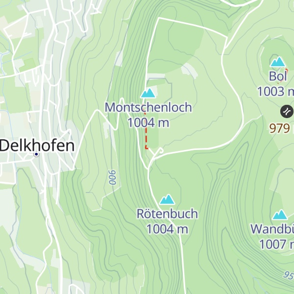 Map of Hütte am Turm